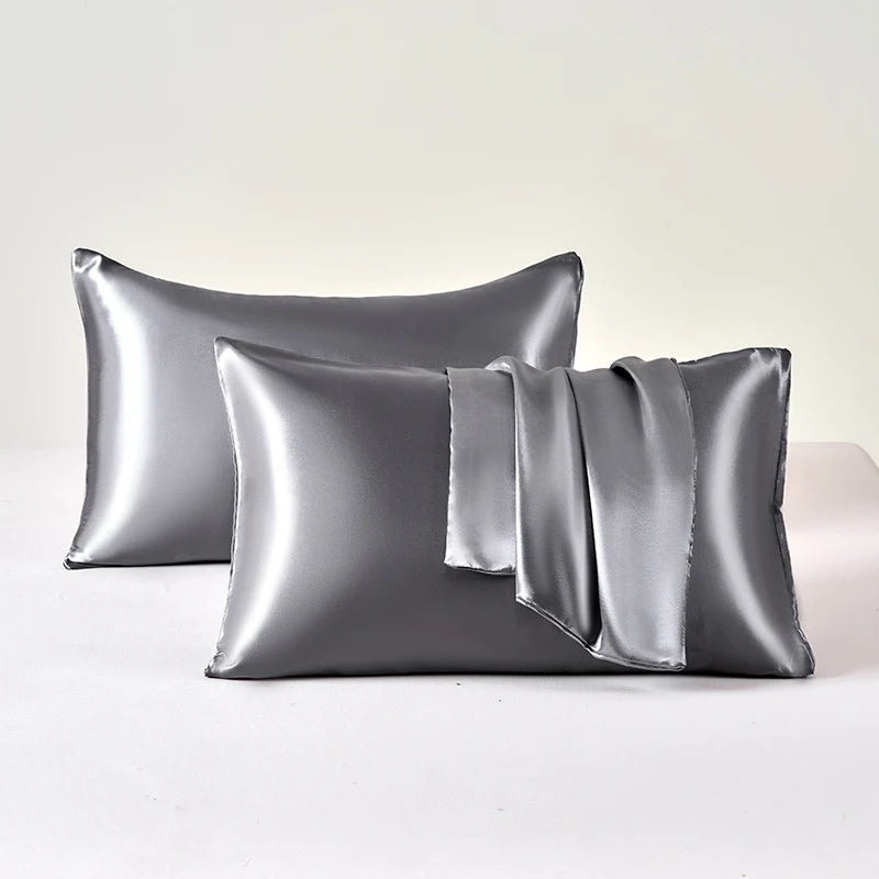 Mist Satin Pillowcase, Pair