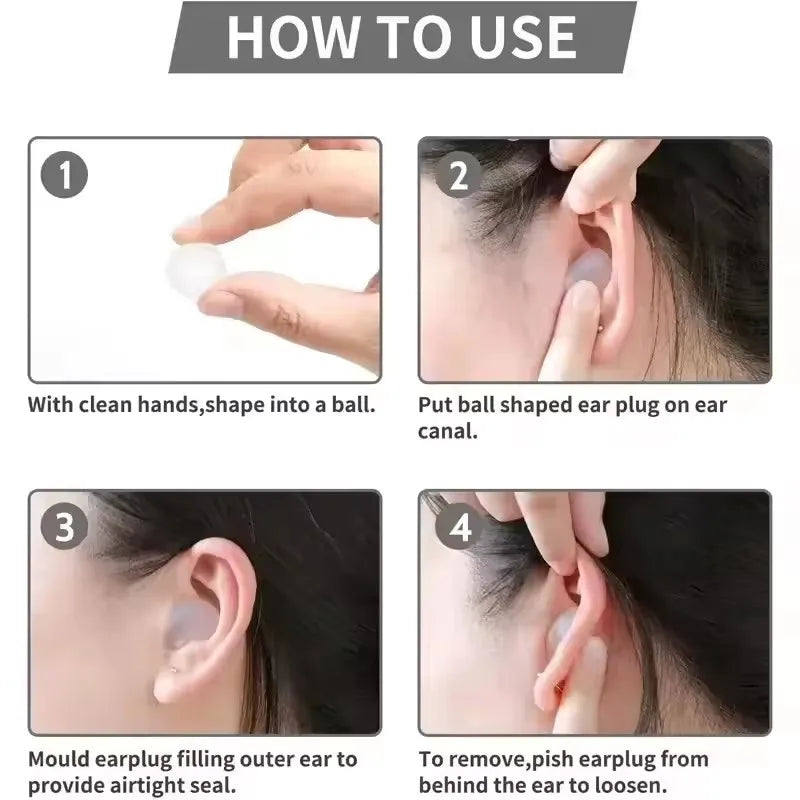 Quiet Silicone Earplugs