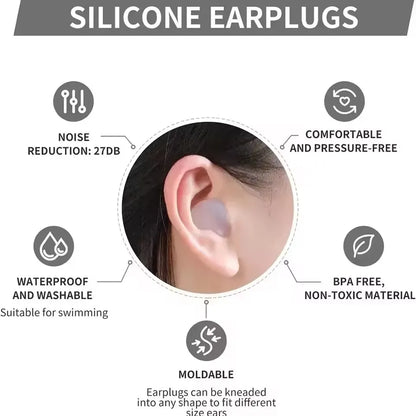 Quiet Silicone Earplugs