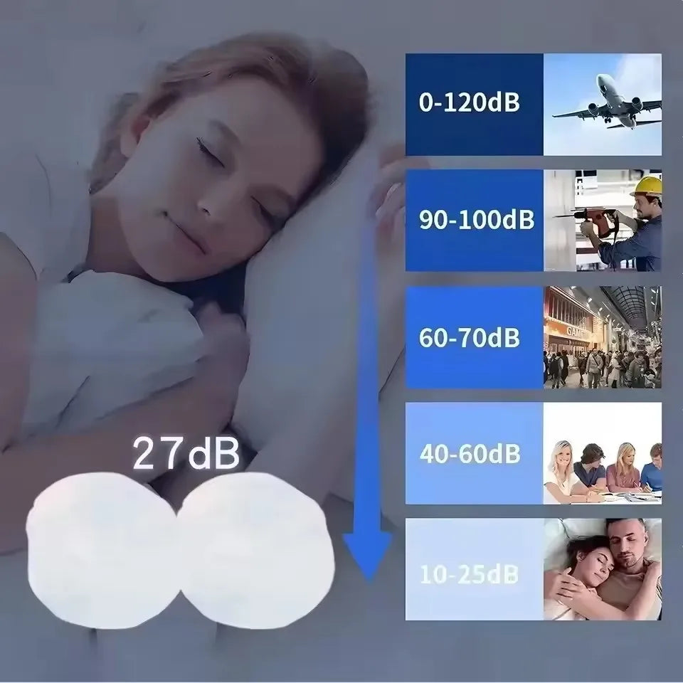 Quiet Silicone Earplugs