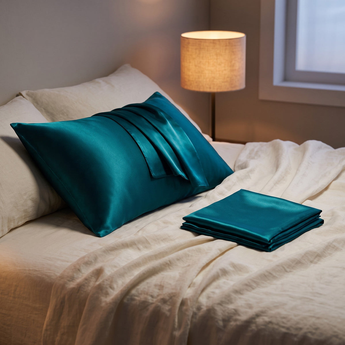 Mist Satin Pillowcase, Pair